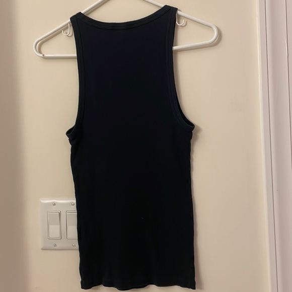 Ralph Lauren Tank Top Navy Blue sz M Modest EU Preppy Classic Simple Cute Chic - Picture 6 of 12